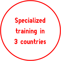 Specialized Trainings in 3 countries