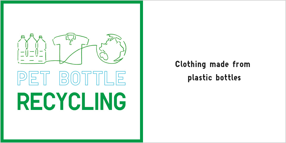 Clothing made from plastic bottles