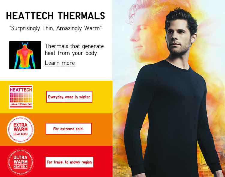 FEATURED HEATTECH(MEN) ITEM LIST