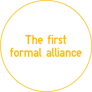 The first formal alliance