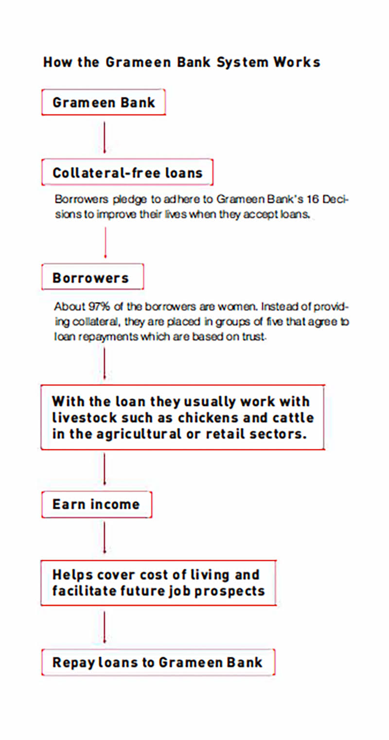 How the Grameen Bank System Works