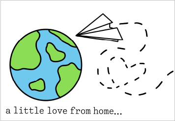 “A little love from home”