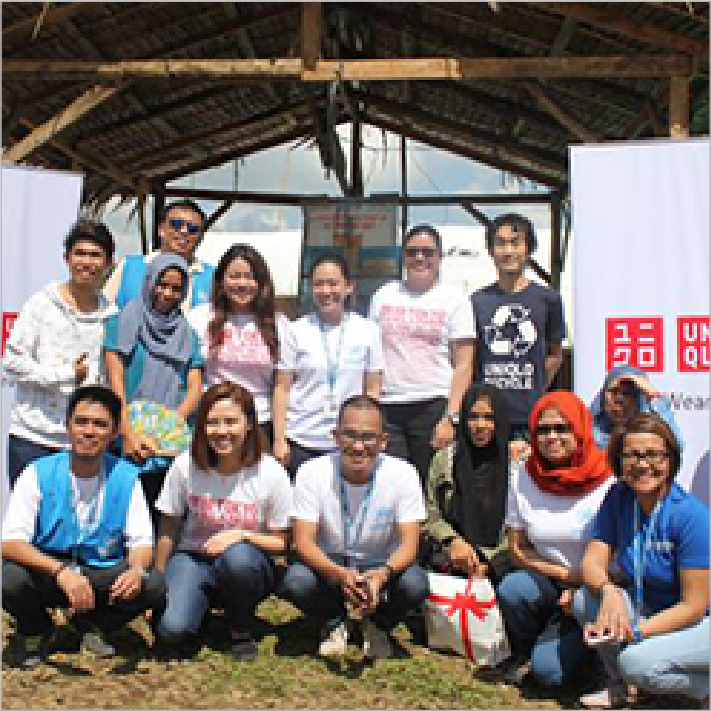 UNIQLO Philippines, Mindanao refugee camp