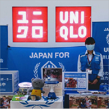 Support for UNHCR’s Campaigns to Recruit Donors in Stores (Japan)