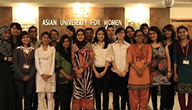 Asian University for Women 奨学金 (英語)